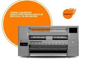 China 8 Color Flag Printer With Epson I3200 Printhead Capable Of Handling 12 Inch Maximum Winding wholesale