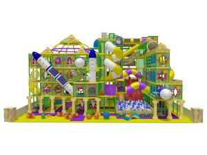 China Commercial Indoor Playground Equipment With Large Children Slide wholesale