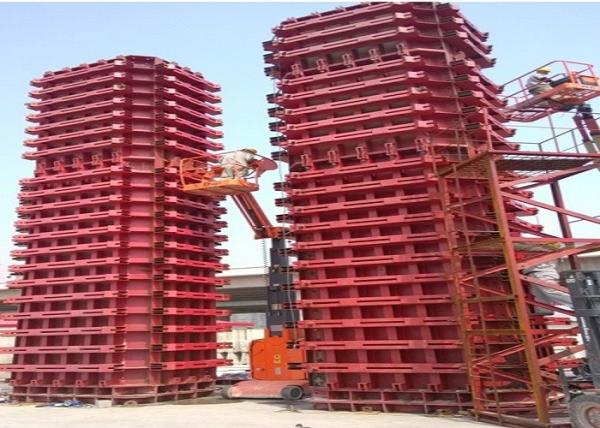 Quality Coustomized Color Size Concrete Pier Formwork For Viaduct Bridge Construction for sale