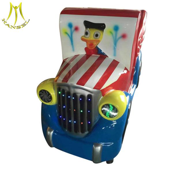 Quality Hansel  kids swing games kiddie rides coin car game in mall for sale