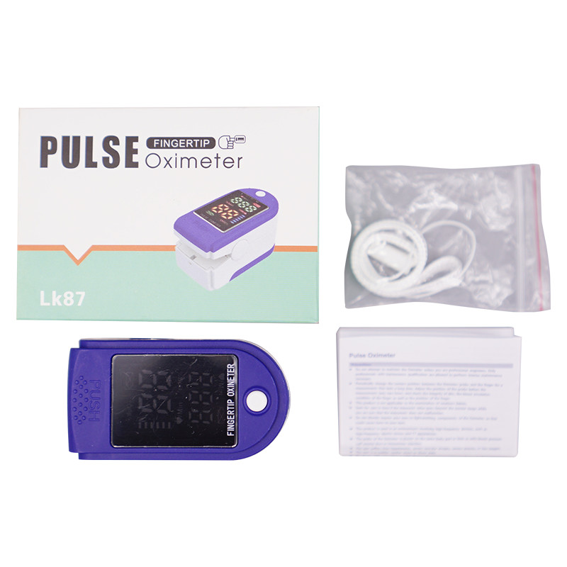 Blue Fingertip Pulse Oximeter SPO2 Digital Pulse Meter TFT Display