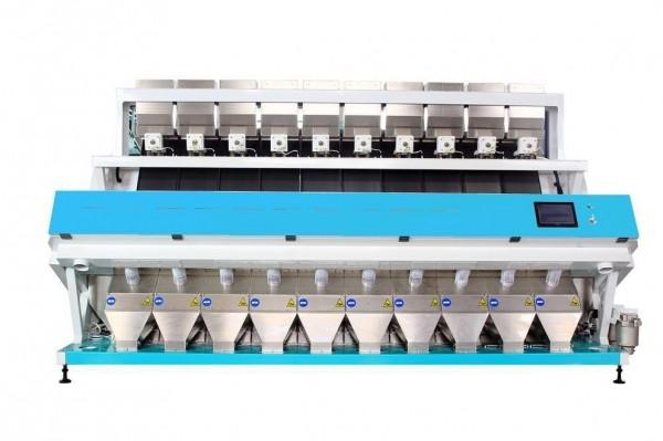 Quality 10 Chutes CCD Rice Color Sorter Machine With Full Color Camera 5400 Pixel for sale