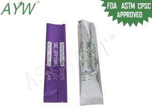 110*20mm High Glossy Coffee Tea Bags Density Disposable Foil Packaging With Tear Notch