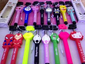 Buy factory produce Wired cartoon monopod,selfie stick monopod