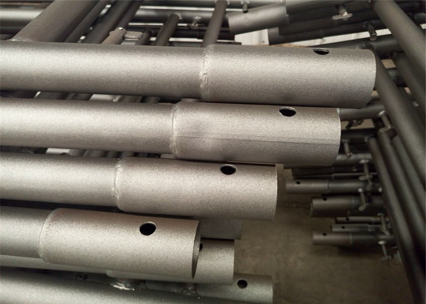 Pre - Galvanized Steel Or Tubular Scaffolding Walk Through Frame Scaffolding