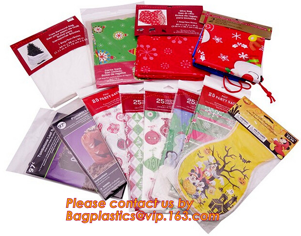 Custom CPE semitransparent printing frosted corded beaded gift bags,lovely children clothes gift packing plastic bag