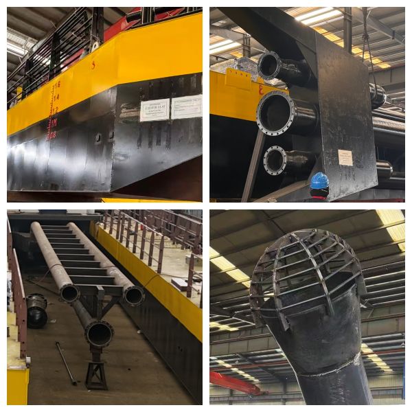 Diesel Power Cutter Suction Dredger with 15 m Dredging Depth and High-Torque Cutter Head for Sand Mining