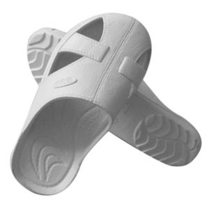 China SPU ESD Antistatic 4 Hole Footwear Slipper Cleanroom White Black Blue wholesale