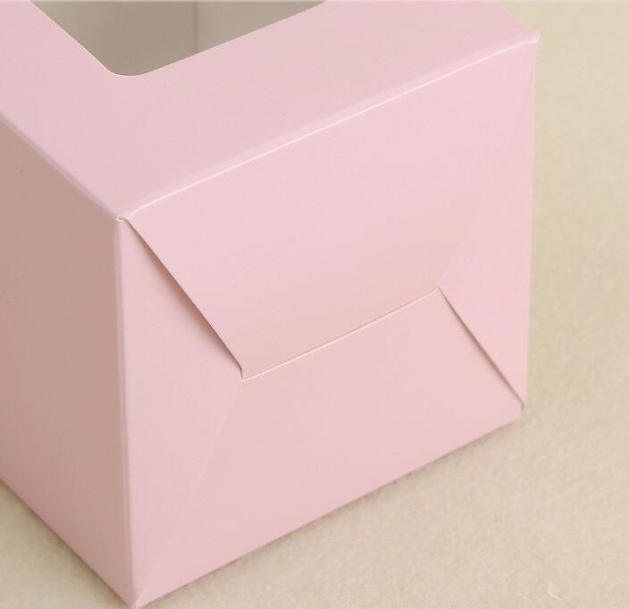 kraft paper sandwich box with window ,triangle sandwich box for packaging,Cardboard Box With Clear Window Burger Sandwic