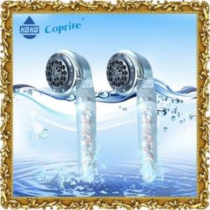 China Shower Head Hard Water Filter With Negative Ion , Shower Head Chlorine Filter No Leaking wholesale