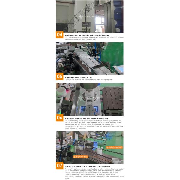 130BPM Automatic Weighing Filling Machine Tea Wolfberry Weighing And Bottling System