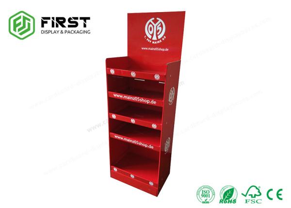 Quality Custom Printed Light Weight Pos Cardboard Display Stands For Advertising for sale