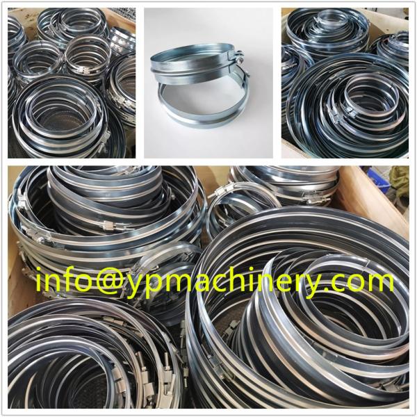 Air Duct Pipe Clamp Pipework Systems Galvanized Wide Ring Clamps