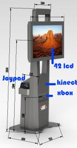 E5 XBOX Gaming experience terminal(with KINECT)