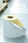 Tire Rubber Glue Jumbo Printing Paper Roll Yellow SGS Certified