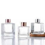 Different Sizes 50ml 100ml 200ml Empty Square Reed Diffuser Glass Bottles With