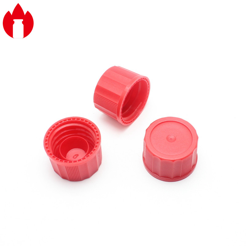 18mm PP Material Plastic Screw Caps Blue / Green Color With Inner Plug