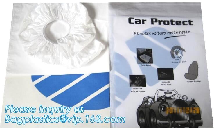 customized plastic car seat cover fit for all seats, Custom Car Seat Cover Package Disposable PE Plastic, limited, ltd,