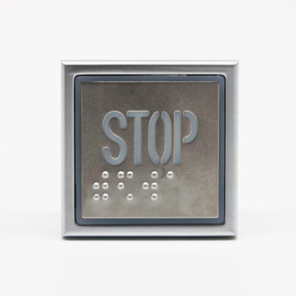 DC24v Square Lift Alarm Button Stainless Steel For Elevator Up Down Push