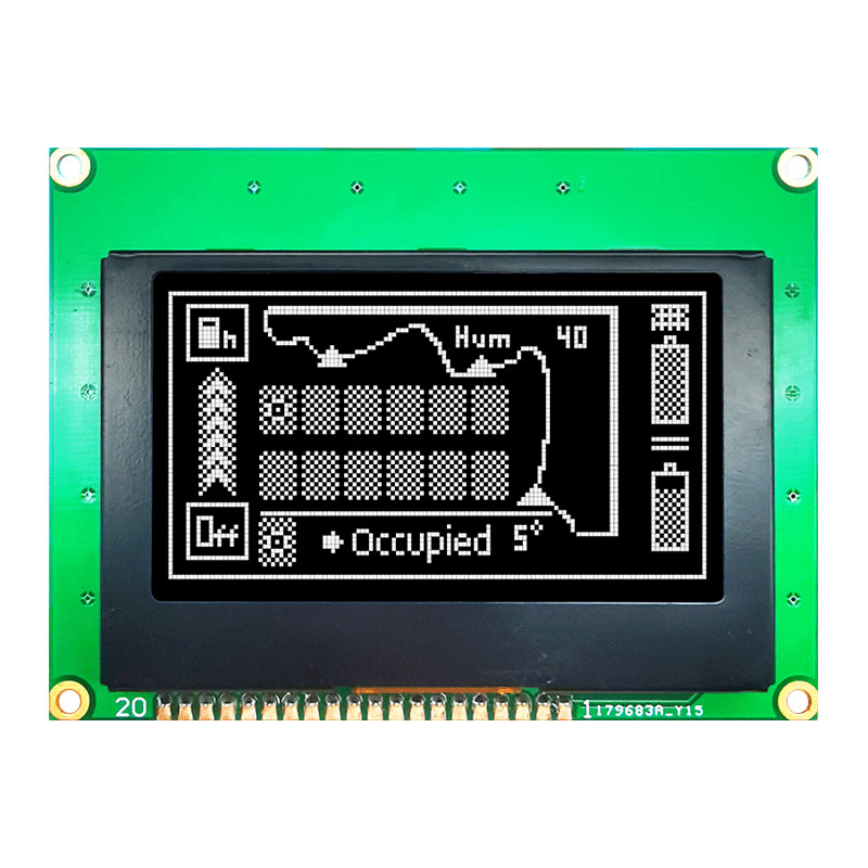 STN Blue Display LCD Graphic Module 128x64 Built In ST7565R Cortrol