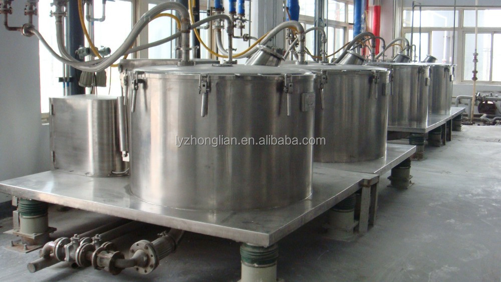 Zhonglian High-speed flat top discharge centrifuge separator automatic centrifuge separator for water purification