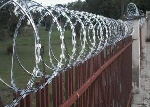 China Double Blade Spiral Barbed Wire Rope Blade Razor Wire For Protecting Fence wholesale