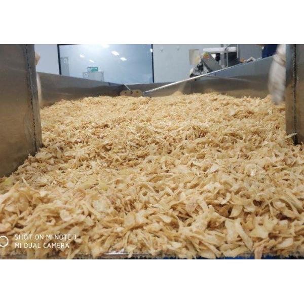 Clean Yellow Crispy Fried Onion Flakes For Sauces