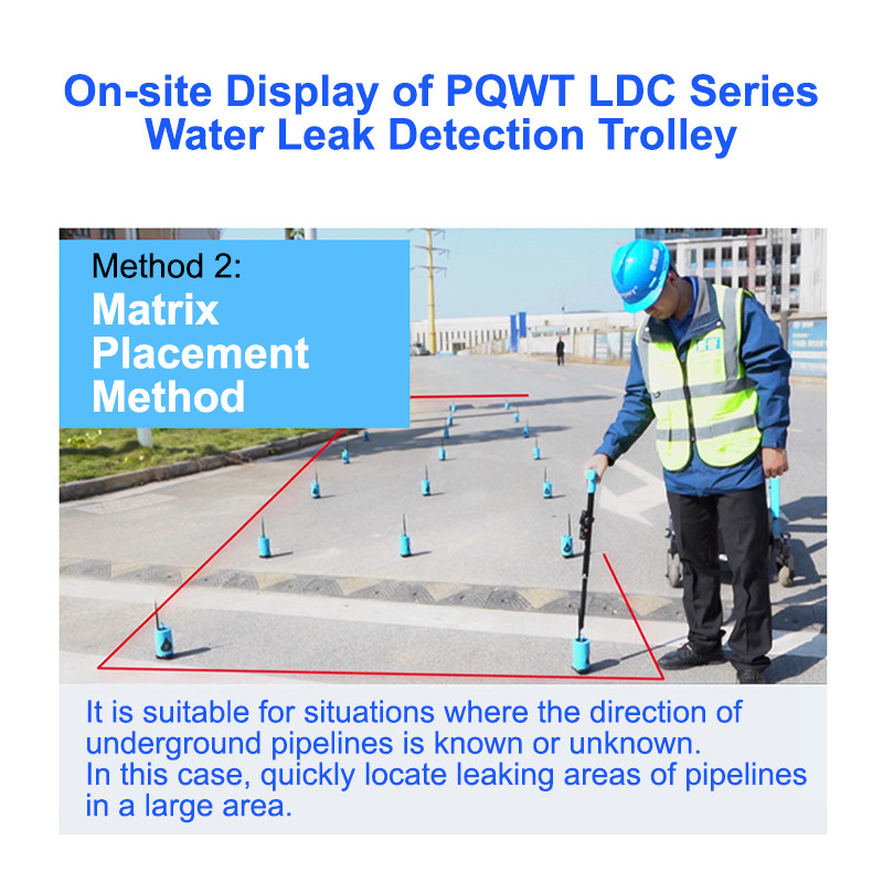 Drainage Outside Water Leak Detection Trolley LDC 5M Noise Logger