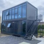 Customized 2 Floor Container House Stores In Shopping Malls Movable Windproof