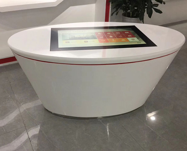 Touch Screen Digital Table LCD Advertising Display Multi Touch Screen Activity Table Kiosk For Coffee Bar Conference