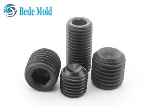 China Black Color Cup Point Set Screws Din 916 Metric Fine Threaded Alloy Steel Materials wholesale