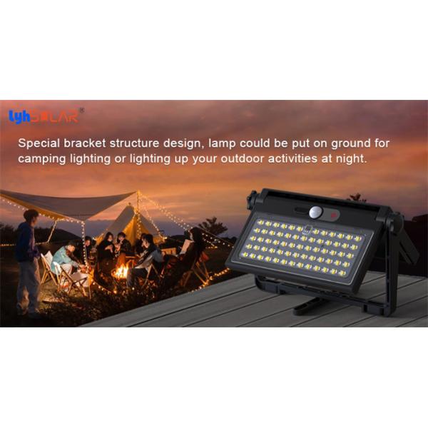 High Lighting Efficiency 8W Solar Flood Lights Outdoor With Motion Sensor