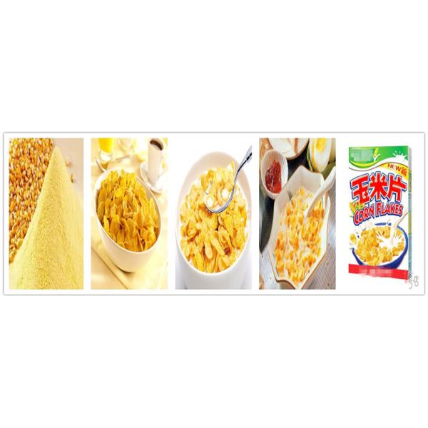 Stable Performance Corn Flakes Production Line / Cereal Bar Making Machine