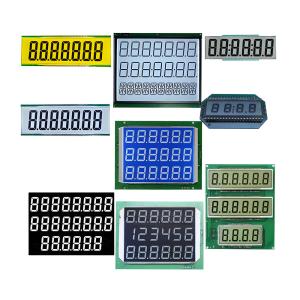 China Customized Size VA Digit LCD Screen TN HTN FSTN Custom 7 Segment Monochrome Meter Display wholesale