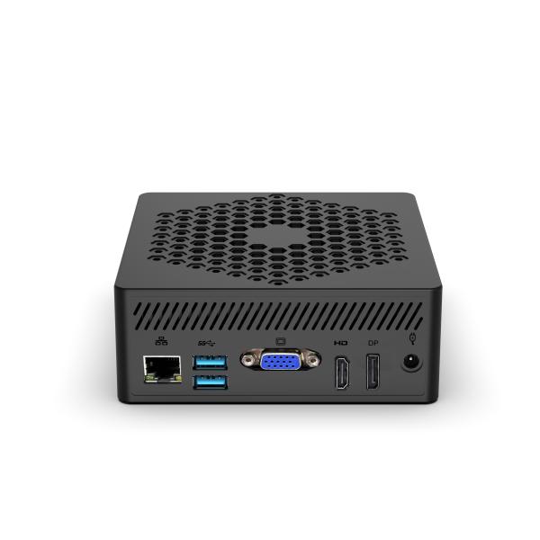 Fanless Cooling N5100 Mini PC M.2 2280 SATA SSD EMMC 32GB 64GB Honeycomb Design