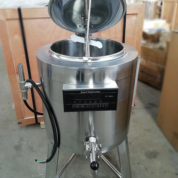 Quality 220V Electric Milk Pasteurizer Machine Adjustable Temperature for sale