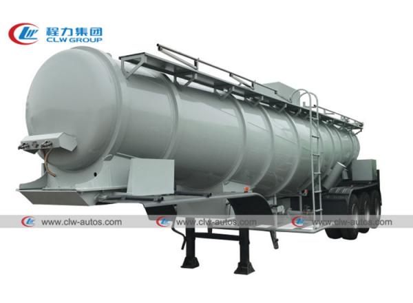 Quality 3 Axle 19M3 21M3 V Type Concentrated Sulfuric Acid Transport Trailer for sale