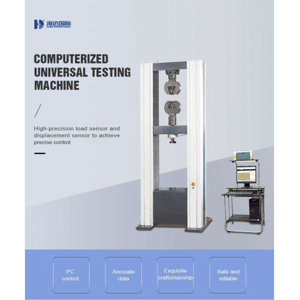 100kn Computer Electronic Laboratory Universal Testing Machine and Pressure Material Strength Tension Test Machine