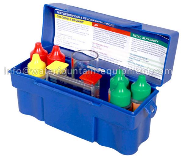 Quality Chlorine Test Kit Swimming Pool Accessories For Spa Water 7 - Way Test for sale