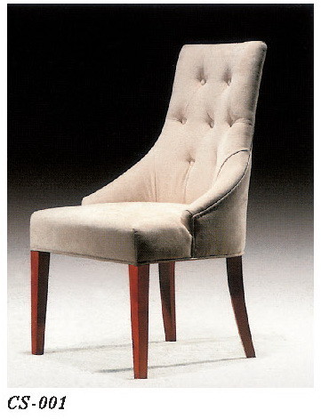 China Hotel Restaurant Furniture,Wooden/Fabric Dining Chair wholesale