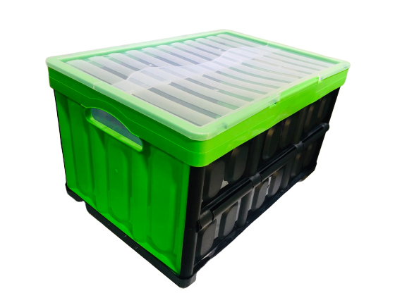 ISO Stacking Plastic Storage Crates Customized PP Plastic Box Foldable