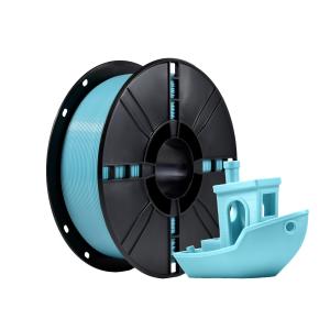 200 X 200 X 64mm Packing Box Size PLA Filament In Cyan For High Precision 3D Printing
