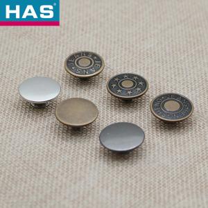17mm Brass Snap Buttons Round Metal Rivet Buttons Customized