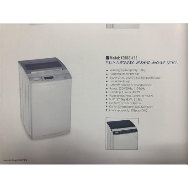 Energy Efficient Fully Automatic Top Loading Washing Machine , Black Top Load Washer And Dryer