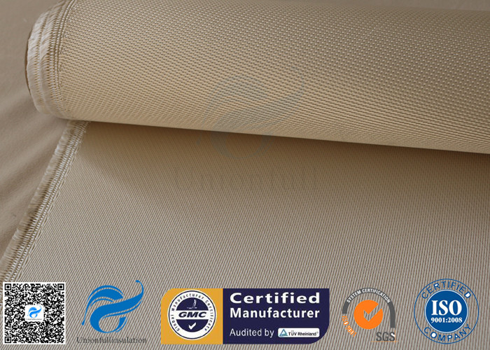 High Temperature Silica Fabric 34oz 1.2mm Brown Welding Spark Heat Protection