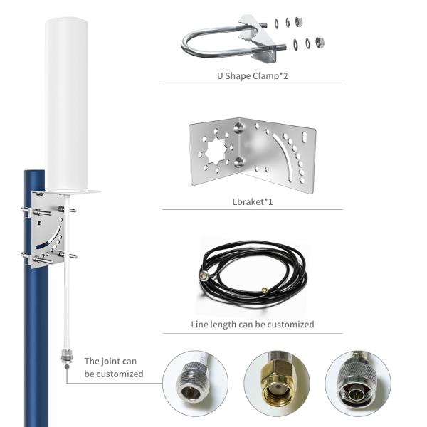 VSWR≤1.5 0.5g 5G Outdoor Antenna MIMO Antenna 4G Modem External Antenna