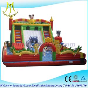 China Hansel giant inflatable space bouncer slide wholesale