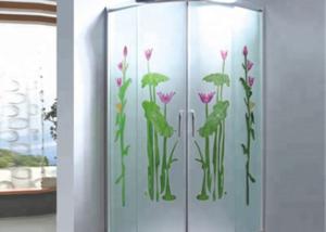 High Definition Digital Printing On Glass Size Custom For Shower Door