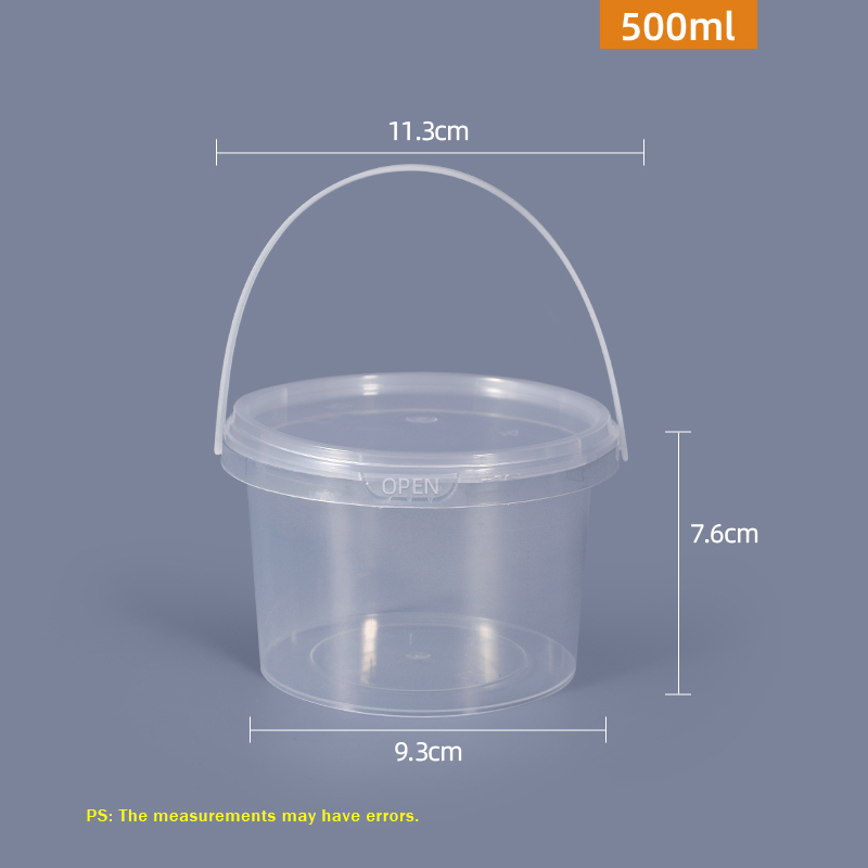 Enjoy Delicious Ice Cream with Our 16oz Butter Spread Box 350ml-700ml Plastic Bucket
