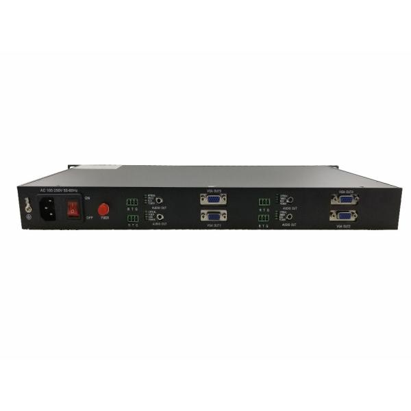 1080P/60HZ VAG video to fiber converter,4 Chs VGA+4 Chs Forward Audio+4 Chs RS232